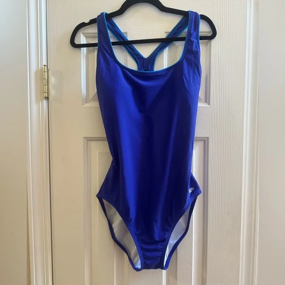 Speedo Royal Blue Women’s One Piece Swimsuit NWOT - Picture 1 of 5